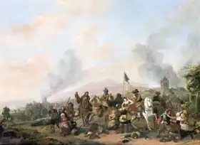 Wouwerman, Philips: Sacking of a Village