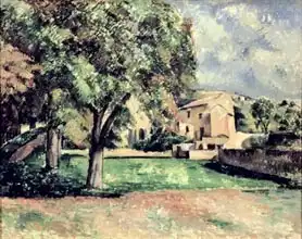 Cézanne, Paul: Trees in a Park, Jas de Bouffan