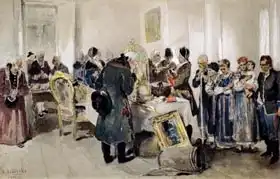 Lebedev, Klavdiy Vasilievich: Auction of Serfs