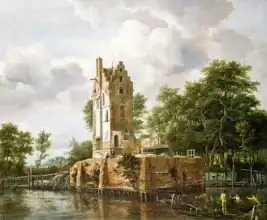 Ruisdael, Jacob: View of Kostverloren Castle on the Amstel
