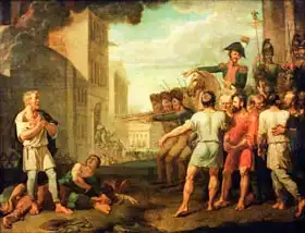 Tikhonov, Mikhail: Execution of the Russians by French soldiers in 1812