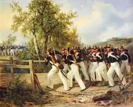 Schulz, Carl: Scene from the soldier life