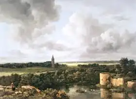 Ruisdael, Jacob: Landscape with Ruined Castle and Church