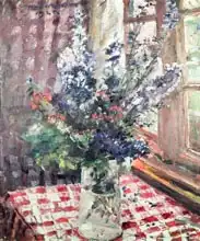 Corinth, Lovis: Larkspur