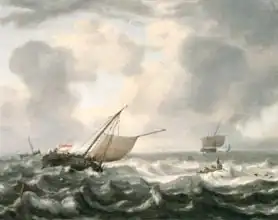 Anthonissen, Hendrik van: Ships on a Choppy Sea