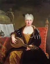 Nazari, Bartolommeo: Portrait of Faustina Bordoni, Handel singer