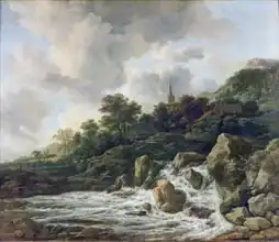 Ruisdael, Jacob: Waterfall Near a Village