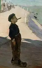 Hunter, George Sherwood: Enjoying Life, Volendam, Zuider Zee