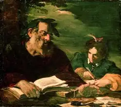 Mola, Pier Francesco: Homer Dictating his Poem