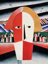 Malevich, Kazimir Severinovich: Head of a Peasant