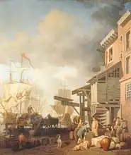 Scott, Samuel: Thames Wharf