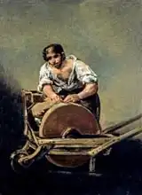Goya, Francisco: Knife-Grinder