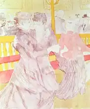 Toulouse-Lautrec, H.: At the Moulin Rouge: The Two Waltzers