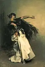 Sargent, John Singer: Spanish Dancer, study for El Jaleo