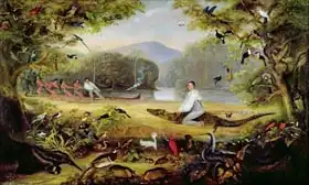 Jones, Captain Edward: Charles Waterton capturing a cayman