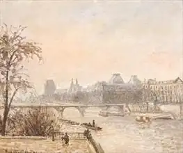 Pissarro, Camille: Seine and the Louvre