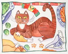 Baxter, Cathy: Christmas Cat and the Turkey