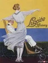 Coles Phillips, C.: Luxite Hosiery, from Vogue magazine