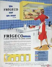 Neznámý: Frigeco wall-mounted refrigerator, from Elle