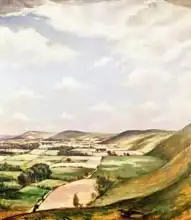 Nevinson, Christopher Richard Wynne: Sussex Landscape