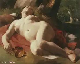 Courbet, Gustave: La Bacchante