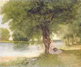 Courbet, Gustave: Charente at Port-Bertaud