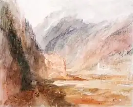 Turner, William: Couvent du Bonhomme, Chamonix