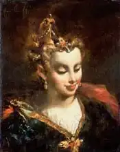 Guardi, Giovanni Antonio: Pharaoh Daughter, after Palma Il Giovane , Jacopo Negretti) (1548-1628)