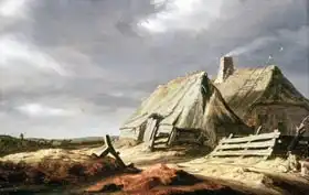 Ruisdael, Jacob: Farm Buildings in a Landscape