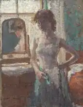 Gore, Spencer Frederick: Green Dress