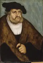 Cranach, Lucas: Volitel Johann Saxony