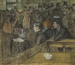 Toulouse-Lautrec, H.: V Moulin de la Galette