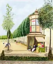 ESTATE OF MARK BARING: Place de Clichy, Paris
