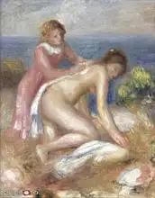 Renoir, Auguste: Koupání s komornou