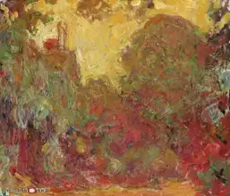 Monet, Claude: Monetův dům z růžové zahrady