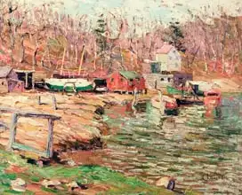 Lawson, Ernest: Harlem River Scene
