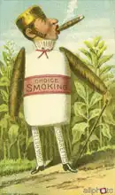Neznámý: Choice Smoking, printed by J.H. Buffords Sons