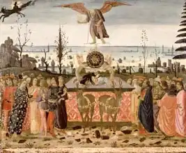 Sellaio, Jacopo del: Triumph of Time, inspired by Triumphs by Petrarch (1304-74)