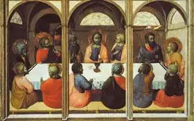 Sassetta: Last Supper, from the Arte della Lana Altarpiece