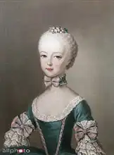 Liotard, J. E.: Marie Antoinette dcera Marie Terezie