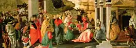 Botticelli, Sandro: Klanění tří králů