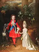 Largilliere, Nicolas de: Prince James Francis Edward Stuart and Princess Maria Theresa Stuart