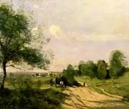 Corot, J. B. Camille: Wagon, Souvenir of Saintry