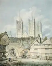 Turner, William: Cathedral church at Lincoln