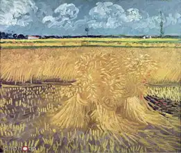 Gogh, Vincent van: Pole se snopy obilí