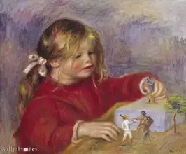 Renoir, Auguste: Claude Renoir při hře