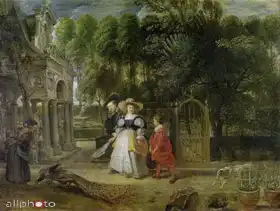 Rubens, Peter Paul: Rubens a Helene Fourment v zahradě