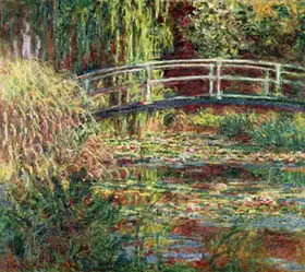 Monet, Claude: Japonský most - symfonie v růžové