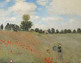 Monet, Claude: Vlčí máky v Argenteuil