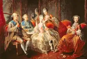 Charpentier, Jean-Baptiste: Penthievre Family or The Cup of Chocolate